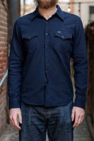 Iron Heart IHSH-413-IND 5oz Selvedge Dobby Cloth Western Shirt