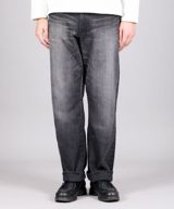 Japan Blue Jeans J514 14oz USED BLACK LOOSE STRAIGHT