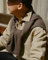 Drake's Sand Linen Smock