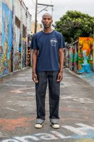 Brain Dead Self Edge x Brain Dead Cotton/Linen Blend Slub Denim Jeans - SEXBD28-00