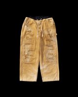 Anachronorm REMAKED DOUBLE KNEE DUCK PAINTER PANTS YELLOW OCHER
