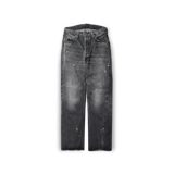 Fullcount 1101BKHW-SP - Straight Black Denim Dartford Splatter