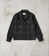 Outclass Italian Wool Plaid Camp Shirt