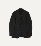 Drake's Charcoal Fresco® Wool Tailored Jacket