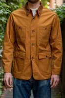 Iron Heart IHJ-148-BRN - 10oz Kurashikizome Organic Cotton Duck Chore Jacket