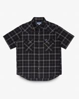 Iron Heart 5oz Selvedge Short Sleeved Madras Check Western Shirt