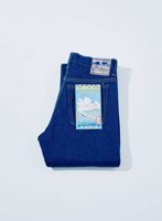 Samurai Jeans S6100XX15oz-SH 15oz Seigaiha Slim Straight Zipper model Limited Edition