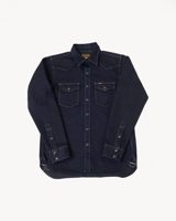 Iron Heart IHSH-295-IB - 14oz Selvedge Denim Western Shirt