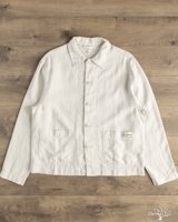 Merz B Schwanen JKT08LI Cropped Worker's Linen Jacket