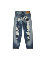 Evisu Washed Distressed Daicock Relax Fit Jeans #2030