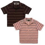 Dry Bones S/S Border Italian Collar Shirt