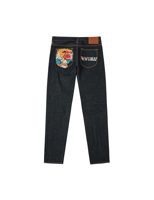 Evisu Godhead Lion Dance and Logo Print Taper Fit Jeans #2017