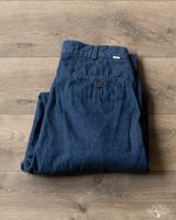 orSlow Two Tuck Denim Wide Trousers