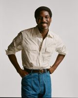 Drake's Stripe Cotton Two-Pocket Western Shirt