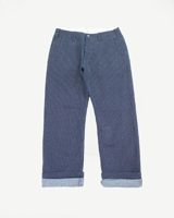 Pure Blue Japan LP-1180-2 - Stitch Stripe Sashiko Comfortable Trousers