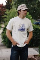 Iron Shop Provisions ISP x Buffalo Nickel "Truckin" Loopwheel Tee-Cream