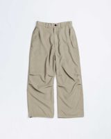 Anachronorm POLYESTER LIGHTWEIGHT FLAP PANTS GRAY BEIGE