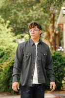 Wythe Tencel Gabardine Pearl Snap Shirt