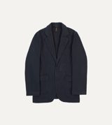 Drake's Dark Navy Heavy Cotton Twill Games Blazer Mk. I