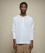 Merz b. Schwanen 2M06 Mid-Century Machine Refined Fit Long Sleeve Henley