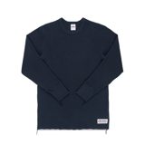 Iron Heart IHTL-1301-NAV Waffle Knit Long Sleeved Crew Neck Thermal Top