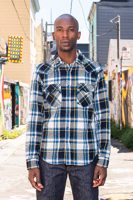 Iron Heart 9oz Selvedge American Check Western Flannel