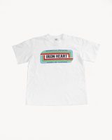 Iron Heart IHT-2405-WHT - 7.5oz Printed Loopwheel Crew Neck T-Shirt