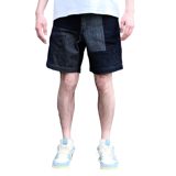 FDMTL Indigo Sashiko Patchwork Shorts
