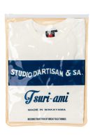 Studio D'Artisan Tsuri-Ami Loopwheeled Blank T-Shirts - Plastic-Packed White