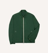 Drake's Green Cotton Blouson Jacket