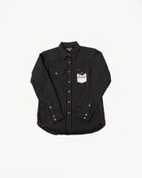 Iron Heart IHSH-227-BLK - 12oz Wabash CPO Shirt