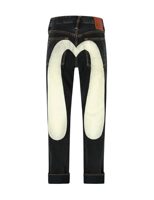 Evisu Daicock Print Baggy Fit Denim Jeans #2000
