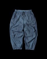 Anachronorm UTILITY NYLON TUCK EASY PANTS BLUE