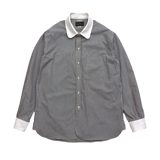 Dry Bones Cleric Pin Hole Collar Shirt