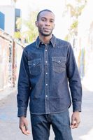 Studio D'Artisan 14oz Denim Western Snap Shirt