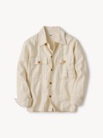 Buck Mason Loomed Linen P-43 Fatigue Shirt