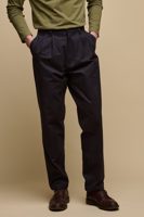 Community Clothing Men's Pleated Lightweight 100% Cotton Twill Chinos