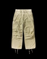 Anachronorm BACK SATIN AGING MILITARY FLAP PANTS OLIVE