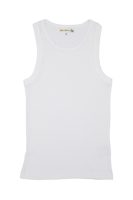 Merz b. Schwanen Ribbed Tank Top - White