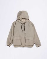 Anachronorm POLYESTER LIGHTWEIGHT JACKET GRAY BEIGE