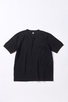 Pure Blue Japan [SS-5396-IDBK] Ribbed Cuff Pocket T-shirt
