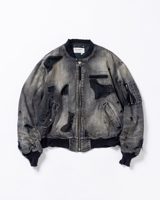 Anachronorm HARD REMAKED DUAL DENIM MA-1 BLACK (REMAKE)