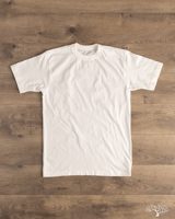 Iron Heart UTIL-WHT - 5.5oz Loopwheel Crew Neck T-Shirt