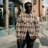 The Flat Head Flat Head FN-SNR-014L Flannel Check Work Shirt