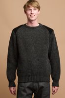 Community Clothing Men's Lambswool Fisherman Ribbed Jumper