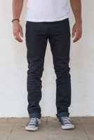 Freenote Cloth Avila Slim Taper Raw 14.25 Ounce Black Grey