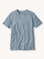 Buck Mason Zuma Blue Yuma Hemp Cotton Classic Tee