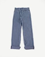 Graph Zero 14.5oz Double-Yarn Stripe Sashiko Selvedge Jeans