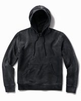 Schaeffer's Garment Hotel 20 OZ French Terry Worn & Bleached Black Hoodie